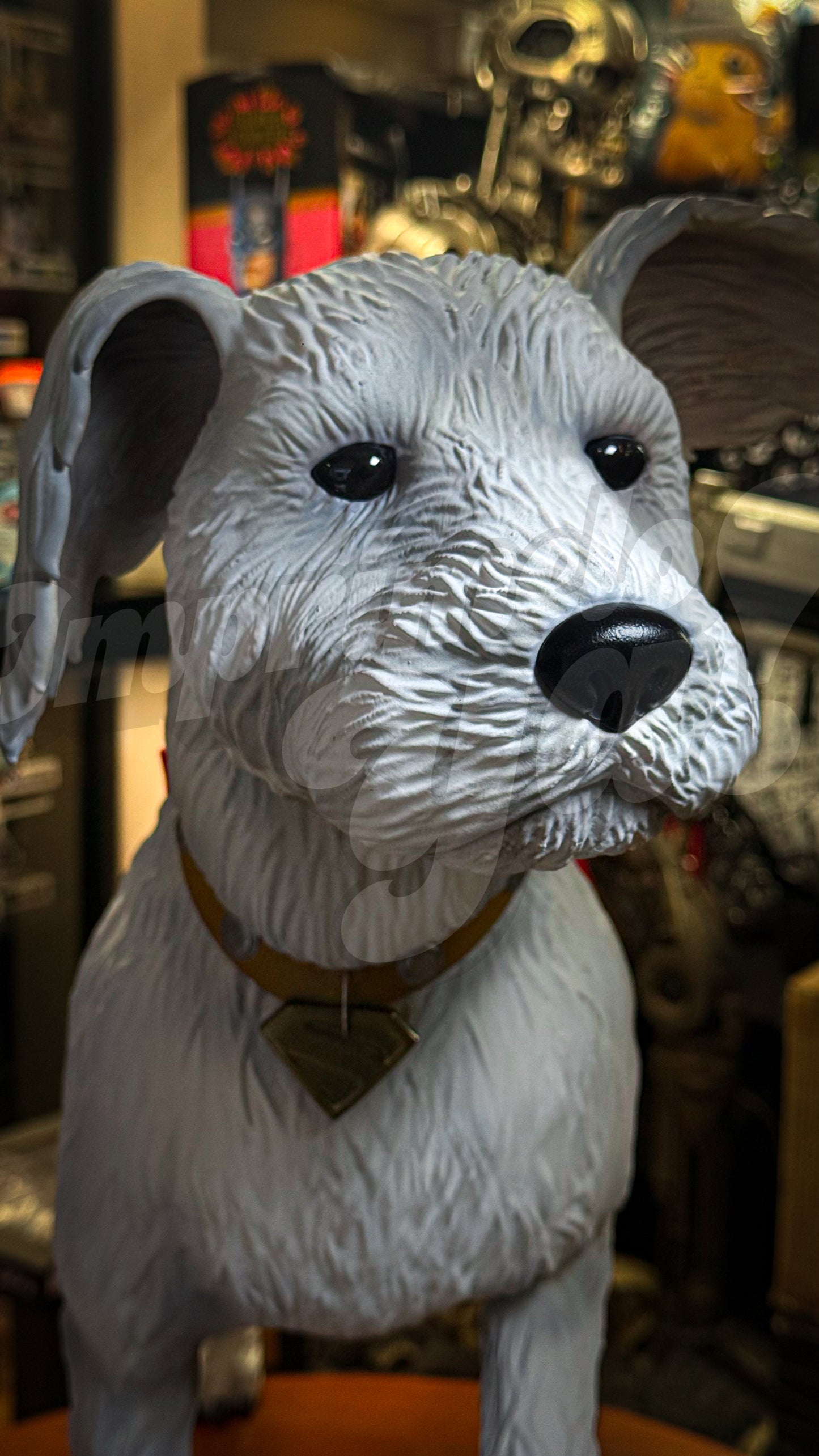 Krypto Estatua Escala 1:1 Impresa en 3D - Superman 2025