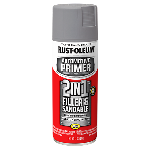 2 en 1 Primer Gris Filler & Sandable 12 oz.